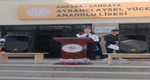 12 Mart İstiklal Marşının Kabulü ve Mehmet Akif Ersoyu Anma Töreni 